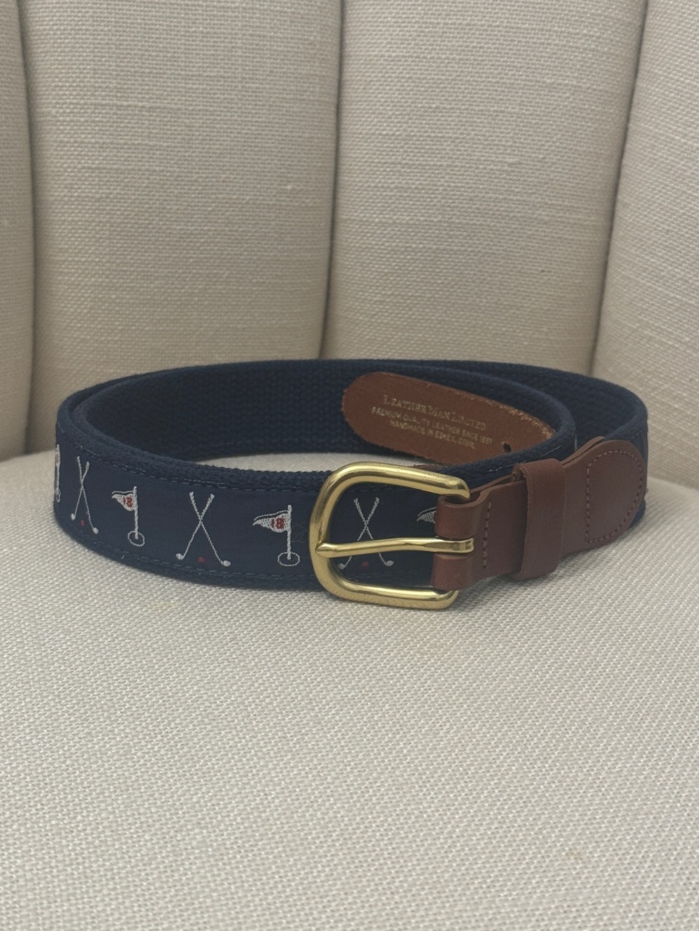 Leather Man Limited Golf Belt Size 40
